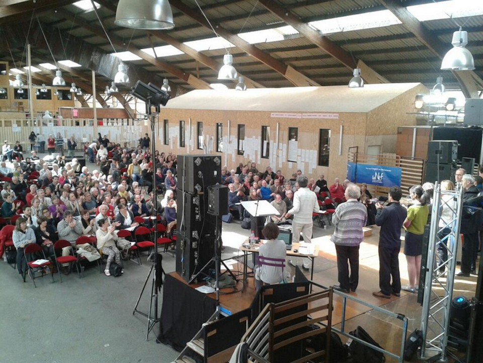 Photo de l'assemblée générale de la Nef (2014)