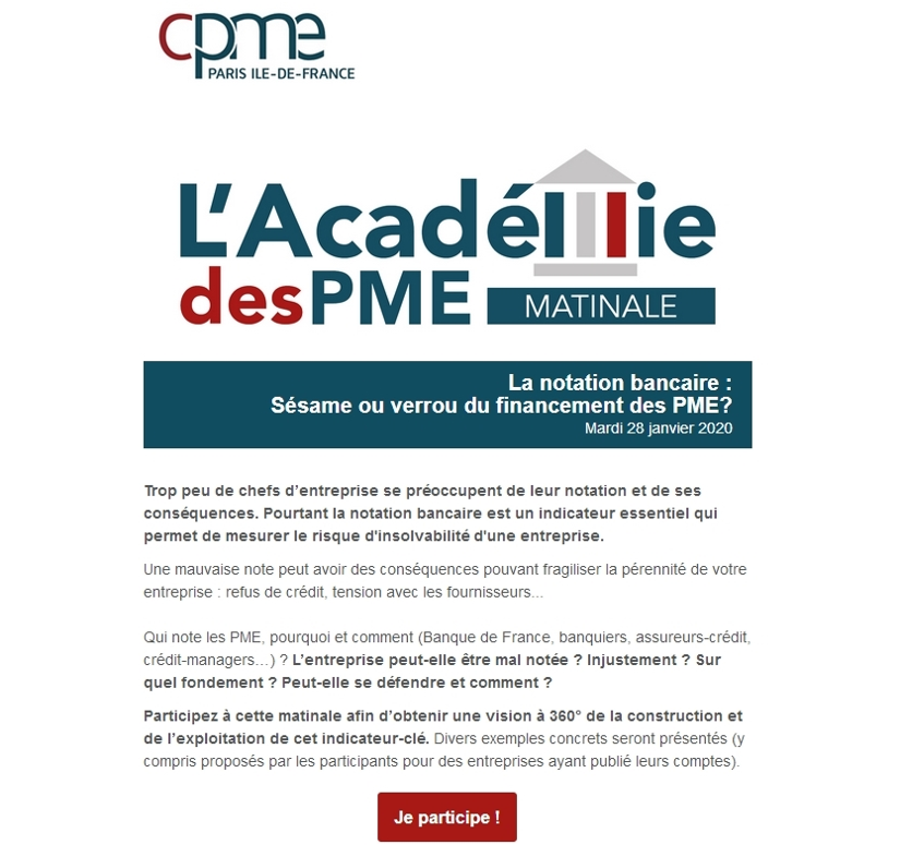 Matinale CPME NOTA-PME INFOGREFFE 2