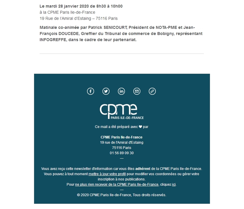 Matinale CPME NOTA-PME INFOGREFFE 3