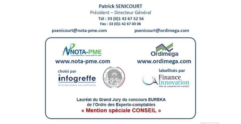 Coordonnées NOTA-PME Patrick SENICOURT